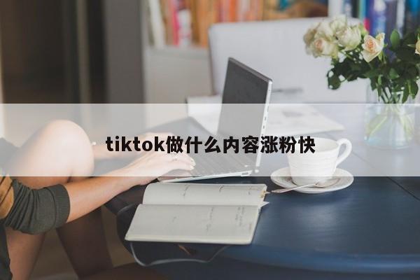 tiktok做什么内容涨粉快