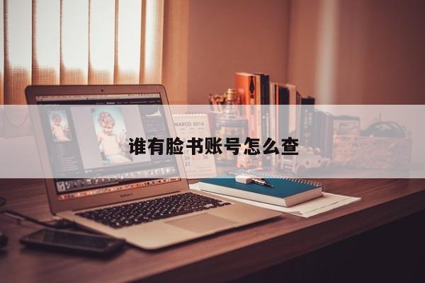 谁有脸书账号怎么查