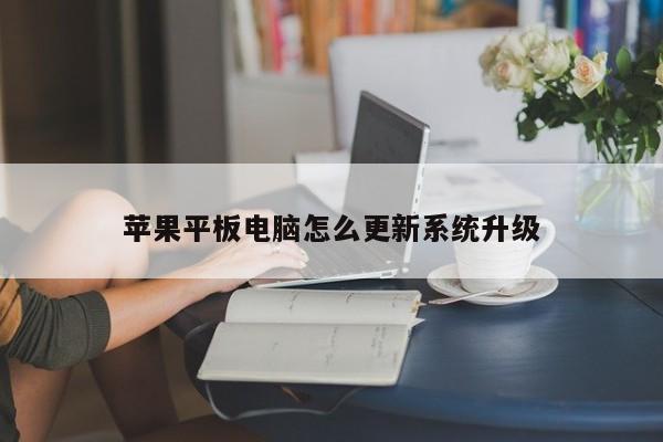 苹果平板电脑怎么更新系统升级